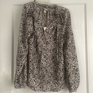 Cheetah blouse